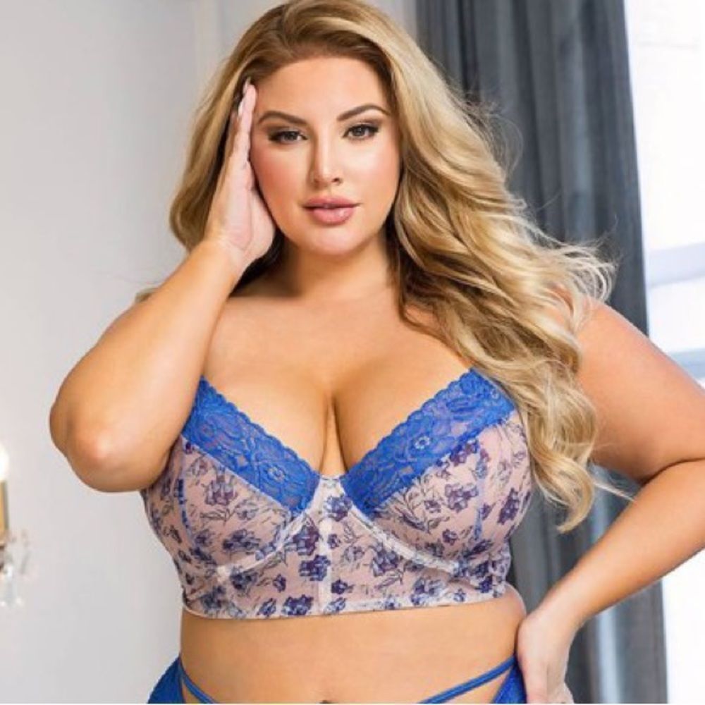 MAPALE Plus Size Secret Garden Bra